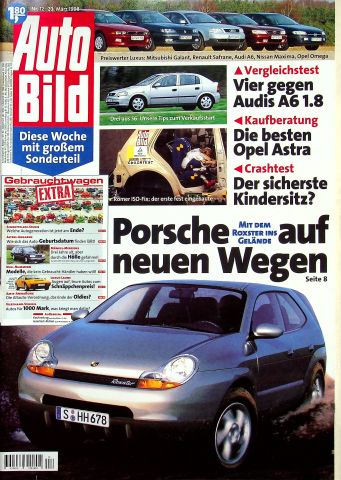 Deckblatt Auto Bild (12/1998)